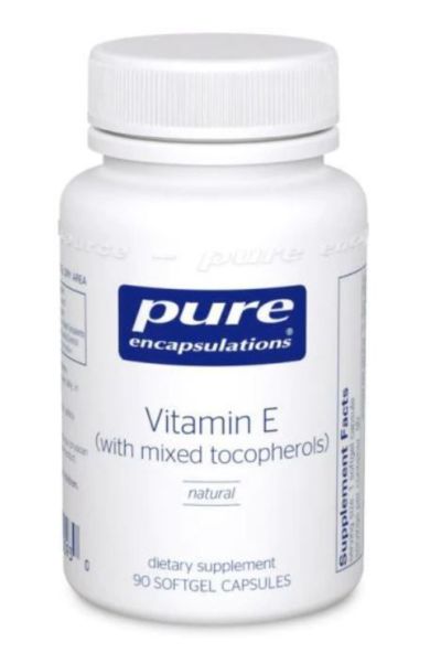 Pure Encapsulations Vitamin E with pure tocopherols